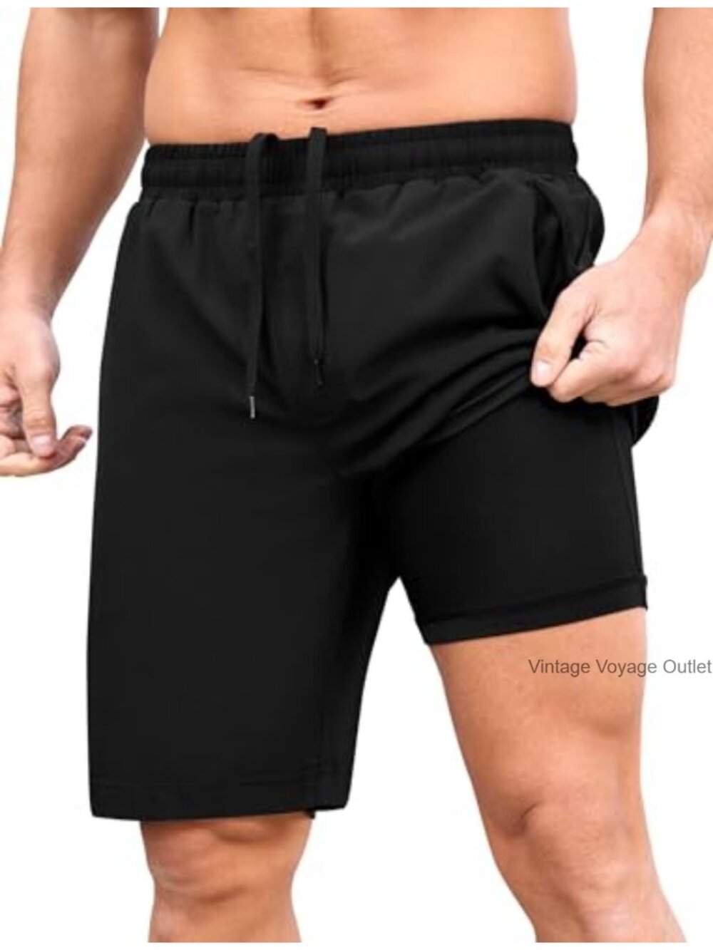 Men's 9" Running Shorts with Pockets Quick Dry Athletic Basketball Workout
